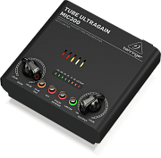 BEHRINGER MIC300 - ламповый предусилитель, лампа 12AX7, Pad, встроенный лимитер /+48В